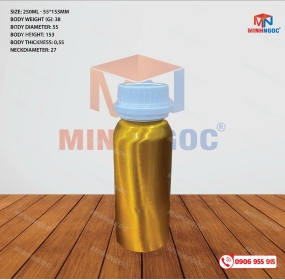 CHAI NHÔM 250ML MIDDLE CAP