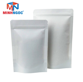 TÚI ZIPPER 2 MẶT TRẮNG SỮA