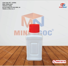 CHAI NHỰA PET VUÔNG 100ML
