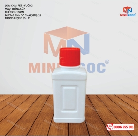 CHAI NHỰA PET VUÔNG 100ML