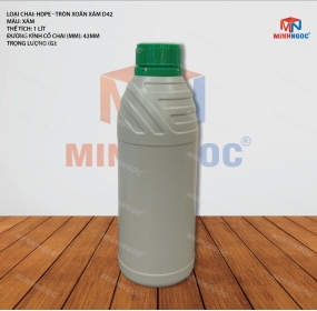 CHAI NHỰA HDPE TRÒN XOẮN 1000ML