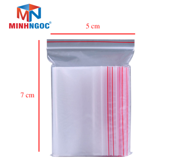 TÚI ZIPPER CHỈ ĐỎ