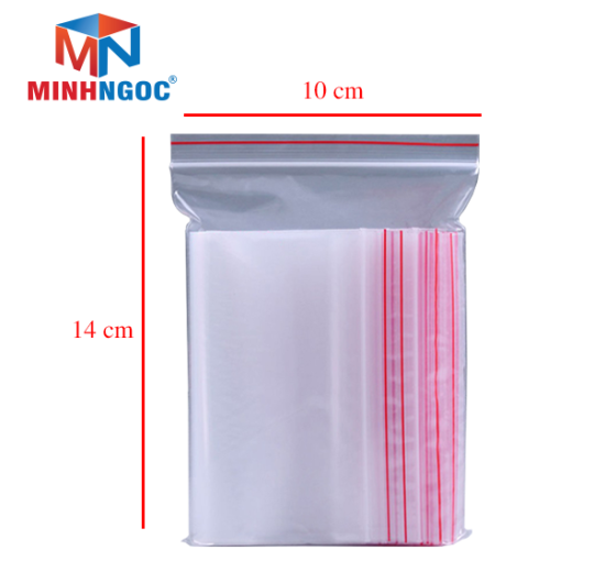 TÚI ZIPPER CHỈ ĐỎ