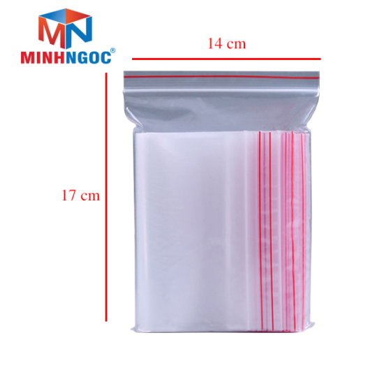 TÚI ZIPPER CHỈ ĐỎ
