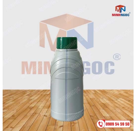CHAI NHỰA HDPE TRÒN XOẮN 500ML