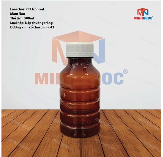 CHAI NHỰA PET TRONG VÁT 250ML